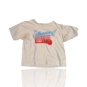Coca-Cola Cherry Coke Vintage Graphic T-Shirt Unisex Size S Multicolor
